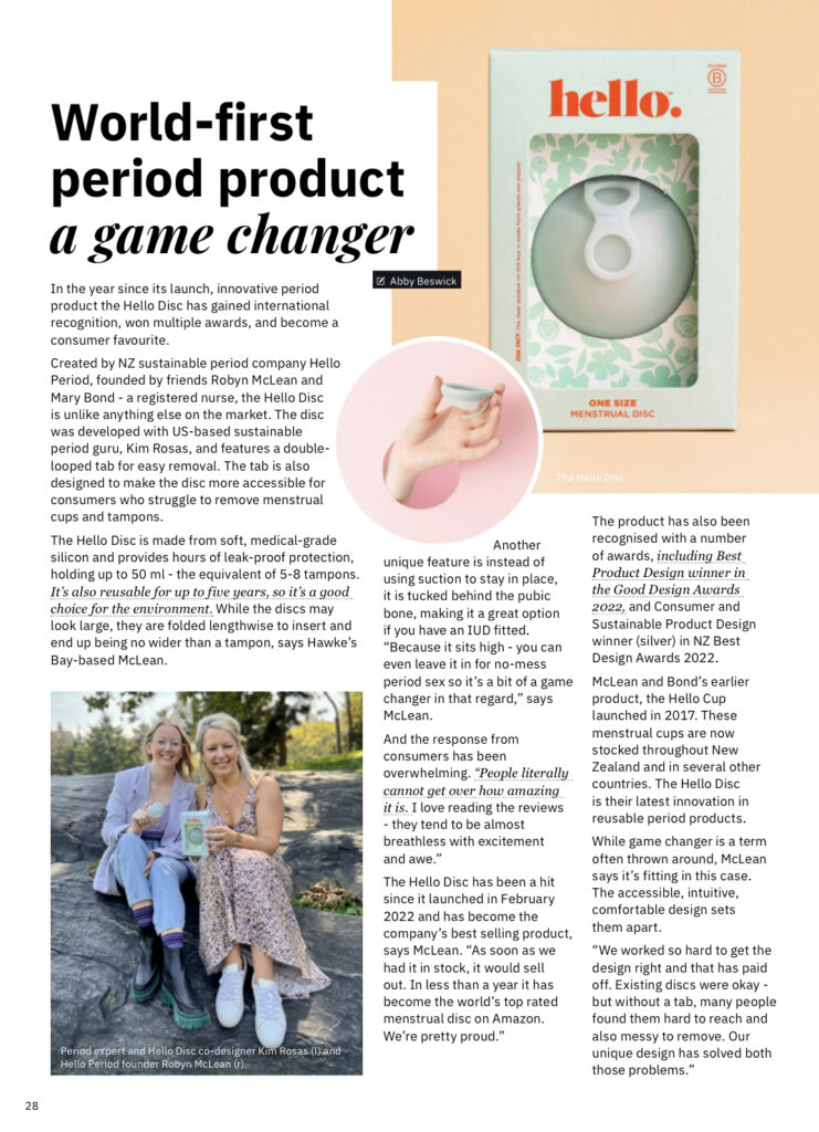 Hello Disc Kim Rosas in Henry Magazine